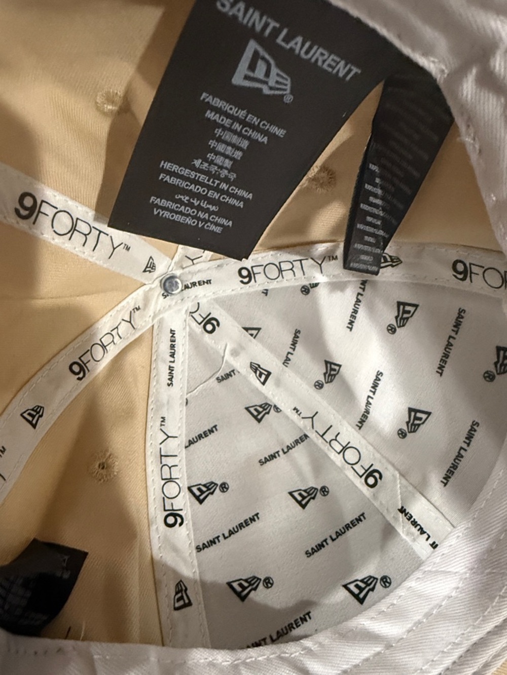 Saint Laurent YSL x New Era Cassandre Canvas Cap – khaki– Adjustable - Picture 3 of 4